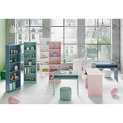 Avis Pegane Table bureau pour ordinateur coloris vert Acqua - Dim : 79 x 90 x 54 cm