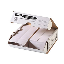 Etiquette affranchissement 1 de front 150 x 39 mm Apli Agipa blanche - Boîte de 1000