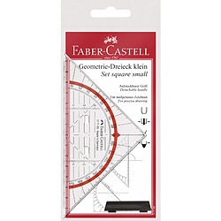 FABER-CASTELL Equerre rapporteur BK 1 petite, avec poignée ()