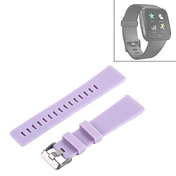 Wewoo Bracelet pour montre connectée Fitbit Versa Simple Mode De En Silicone Rose Clair