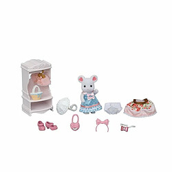 Ludendo La valisette de mode et grande sœur souris marshmallow - Sylvanian Families 5540