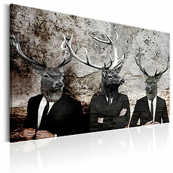 Paris Prix Tableau Imprimé Deer in Suits 60 x 90 cm