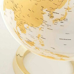 Atmosphere Globe terrestre lumineux Light & Colour Ø 30 cm - Métal doré