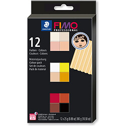 FIMO PROFESSIONAL Kit de pâte à modeler doll art, kit de 12 ()