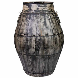 Vase Alexandra House Living Gris Bois de manguier 40 x 65 x 40 cm 