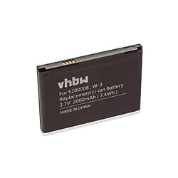 vhbw Li-Ion batterie 2000mAh (3.7V) pour votre router mobile hotspot Netgear Aircard AC785S