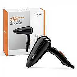 Seche Cheveux BaByliss - 5344E - Travel Dry 2000 Compact Léger avec poignée pliante