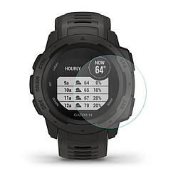 Wewoo Protection écran 0.2mm 9H 2.15D Film de verre trempé à bord incurvé pour montre sport intelligente Garmin Instinct