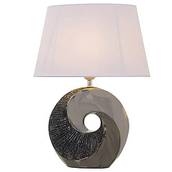 Avis Lampe de bureau Alexandra House Living Noir Gris Multicouleur Argenté Céramique 40 W 32 x 44 x 20 cm