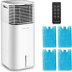 TROTEC Aircooler PAE 49 Refroidisseur d'air à évaporation 4 en 1 climatisation mobile humidificateur ventilateur