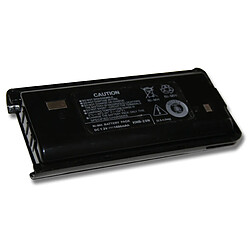 vhbw NiMH batterie 1600mAh (7.2V) pour radio talkie-walkie Kenwood TK-3212, TK-3212M, TK-3217, TK-3300, TK-3300UP, TK-3301, TK-3301E, TK-3301T