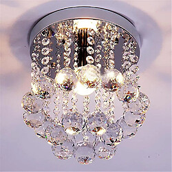 Acheter Universal Dropslettes cristallines Plafond argent Plafond Light Light