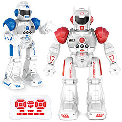 Acheter Télécommande RC Smart Robot Gesture Capteur Figure Dansant Singing Jouet Bleu