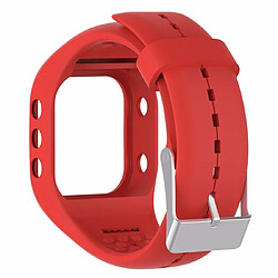 Wewoo Bracelet pour montre connectée en silicone Smart Watch POLAR A300 rouge 