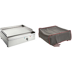 Planet Plancha électrique en inox Chef 55 cm Avec housse.