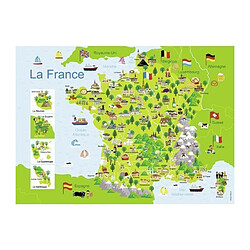 Nathan RAVENSBURGER Puzzle 100 p - Carte de France