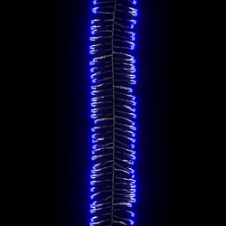 Acheter vidaXL Guirlande lumineuse à LED groupées 400 LED Bleu 7,4 m PVC