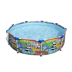 Piscine Hors-Sol Tubulaire pour Enfants Bestway Steel Pro 274X66 cm Design Animaux 