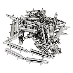 50pcs en alliage de forme de balle rivets spike goujons spots pour bricolage ceintures sacs argent pas cher