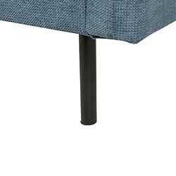 Acheter Beliani Pouf ottoman 70 x 70 cm bleu VINTERBRO