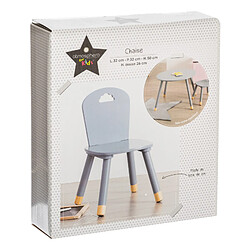 Atmosphera for kids Chaises "douceur" pour enfant atmosphera - gris pas cher