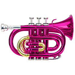 Classic Cantabile Brass TT-400 B-trompette de poche rose