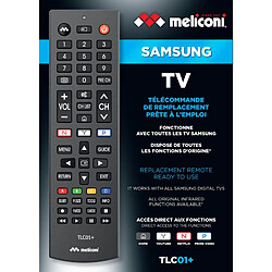 Télécommande pour TV MELICONI Samsung TLC01+