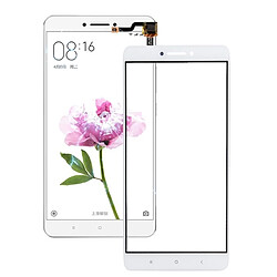 Wewoo Pièce détachée pour Xiaomi Mi Max blanc écran tactile (seul sans le LCD) Digitizer Assemblée