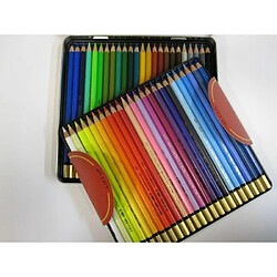 Koh-I-Noor Lot de 48 crayons aquarellables Mondeluz dans étui en métal Couleurs assorties