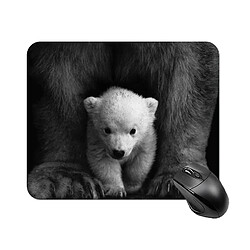 Universal Mignon Baby Polar Bear imprimé PAD MOUSE POUR LAPTOP