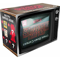 Maxx Marketing Capsule Mystère Stranger Things - Surprise à l'ouverture - Trouvez dans Une TV 1 Figurine Chaque Personnage à Collectionner et Autres Accessoires - Livraison aléatoire 634SER015 Noir 