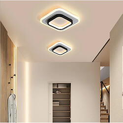 Avis Stoex Plafonnier Moderne Lustre Led Nordique Lampe de Plafond Carré Créatif Lustre Acrylique Noir Blanc Chaud