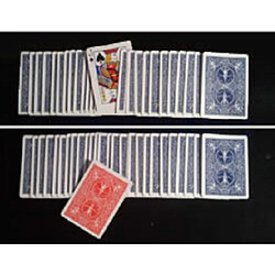 Acheter Universal 1 PCs Vélo, poker, cartes magiques, comédie physique, fermeture, trucs magiques, accessoires.(Bleu)