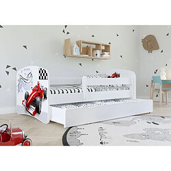 Lit Babydreams formule blanche avec un tiroir sans matelas 140/70