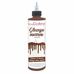 Scrapcooking Glaçage goût chocolat 130 g - marron