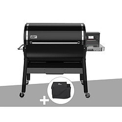 Barbecue à pellets Weber Smokefire EX6 GBS avec housse de protection