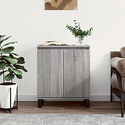 Maison Chic Buffet,Meuble de Rangement,commode pour salon,Cuisine Sonoma gris 60x35x70 cm Bois d'ingénierie -MN82180