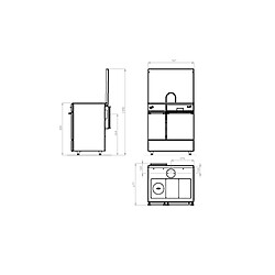 Avis Cuisinière à bois 10kw brun foncé - 240162BRUNFONCEPOLI - GODIN