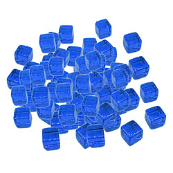 100pcs 10mm coloré dés jeux de société cube pour parti bleu jouets kt