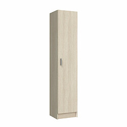 MIRAKEMUEBLE Armoire polyvalente 1 porte - Chêne Chêne