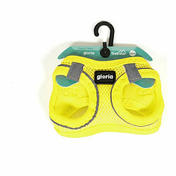 Avis Harnais pour Chien Gloria Air Mesh Trek Star Réglable Jaune L (33,4-35 cm)