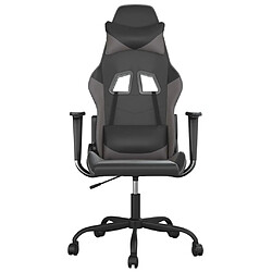 Avis Maison Chic Chaise Gaming | Chaise de jeu Ergonomique | Chaises de Bureau Noir et gris Similicuir -GKD91132