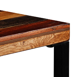 Acheter vidaXL Table de bar Bois de récupération massif 70x70x106 cm