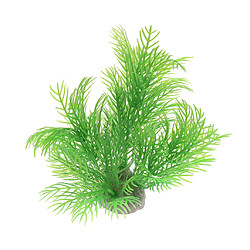 6cm Plastique Plantes D & #39;aquarium Ornement Pour Aquarium - Vert