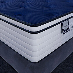 Avis Morphea France Matelas Hybride 140x200x30cm VICTORIA Luxe - Mousse à mémoire forme et Ressorts Ensachés - Soutien ferme - Morphea