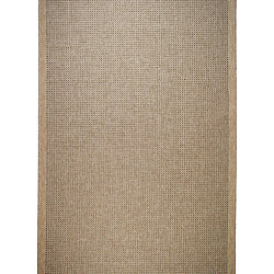 Thedecofactory JUTA FLAT RECNAT - Tapis effet jute naturel gris 120x170