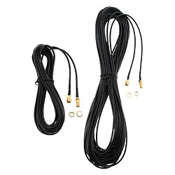 Câble d'extension d'antenne 20 m 2pcs Câble D'extension Rp-sma Câble d'Extension d'Antenne Coaxial SMA Mâle à Femelle