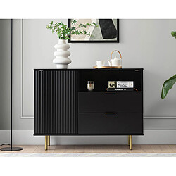 Bestmobilier Monica - buffet - noir - 107 cm Monica - buffet - noir - 107 cm - Noir