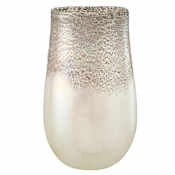 Paris Prix Vase Design en Verre Milano 30cm Gris & Rose