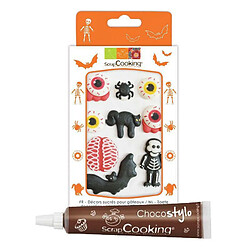 Scrapcooking Décors sucrés Horreur + 1 Stylo chocolat 